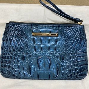 Blue Brahmin Sally wristlet